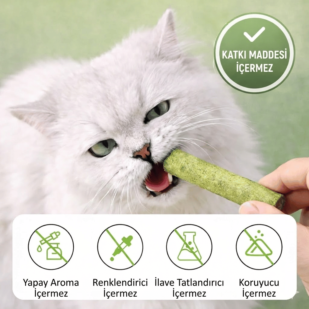 Miyavita Doğal Çim Çiğneme Çubuğu