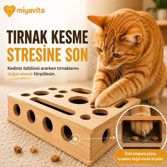 MiyavPati™ Akıllı Ödül ve Tırnak Bakım Oyunu