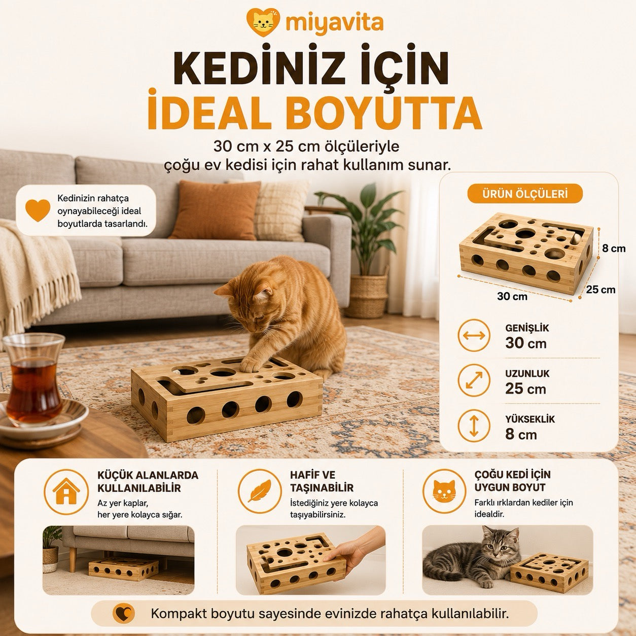 MiyavPati™ Akıllı Ödül ve Tırnak Bakım Oyunu