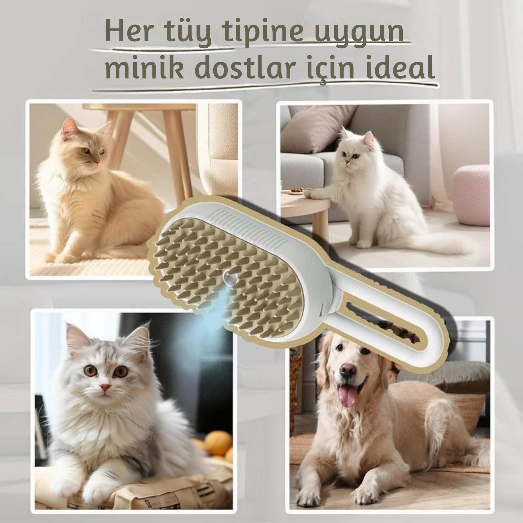 TüyTopla™ 3'ü 1 Arada Buharlı Tüy Temizleyici