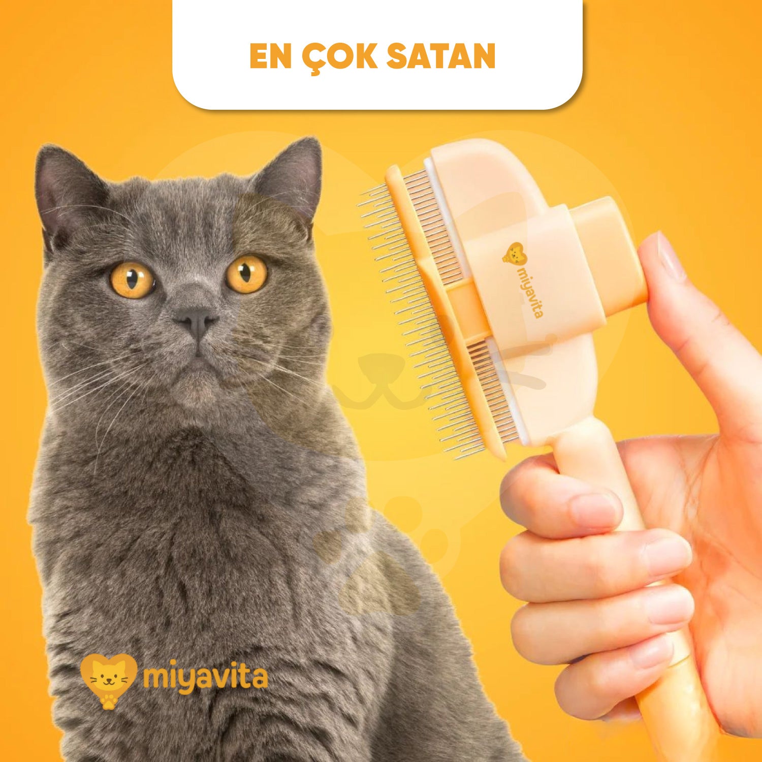 MiyavTara™ Masaj Etkili Tüy Temizleyici