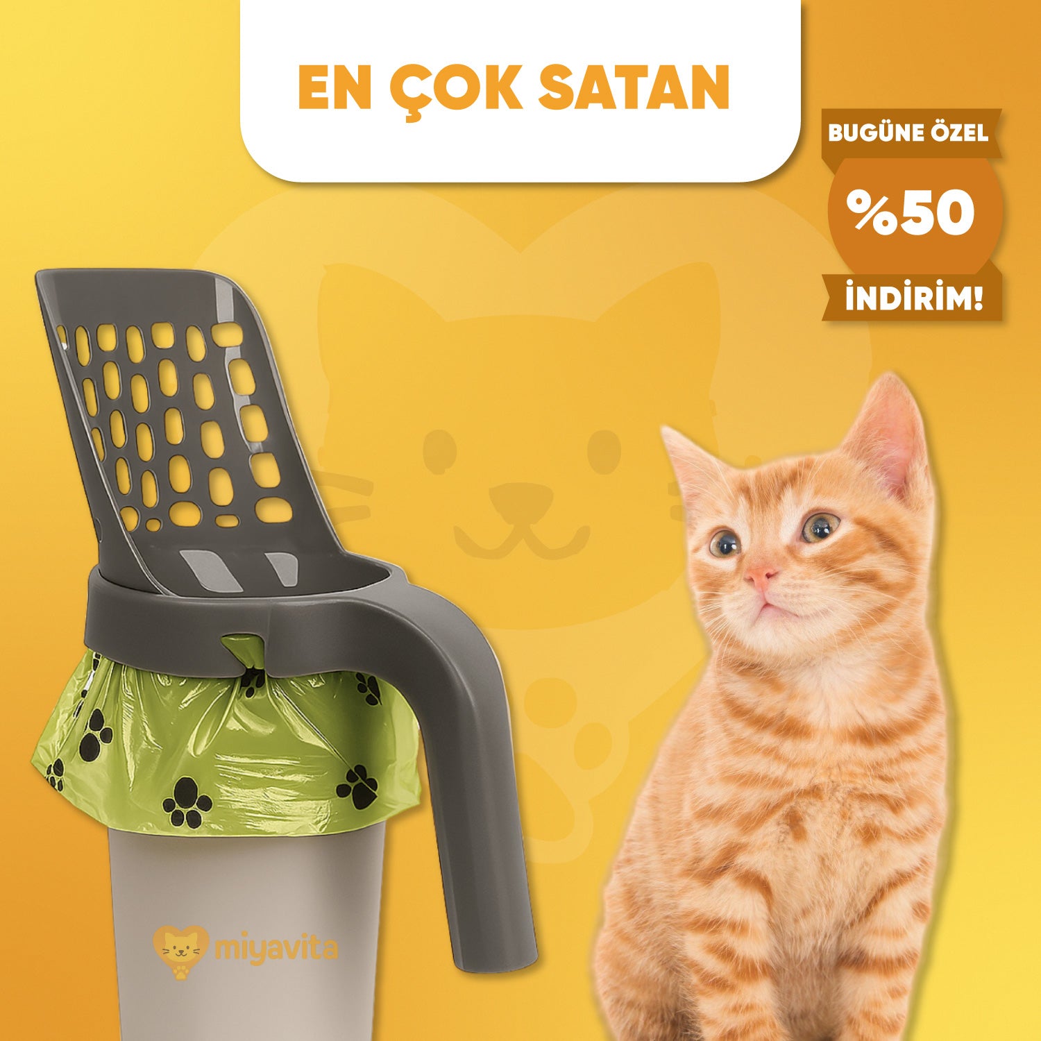 3'ü 1 Arada Akıllı Kedi Kum Temizleyici