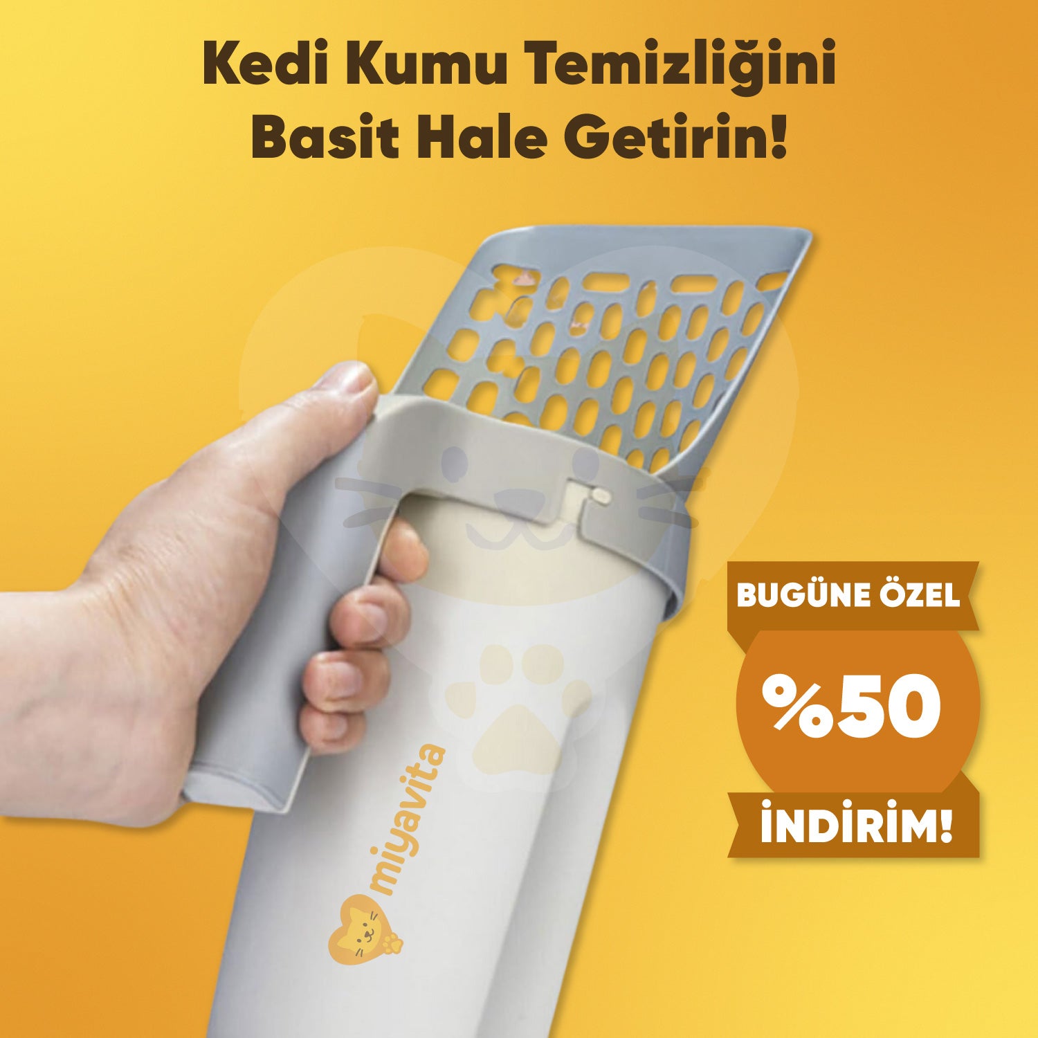 3'ü 1 Arada Akıllı Kedi Kum Temizleyici