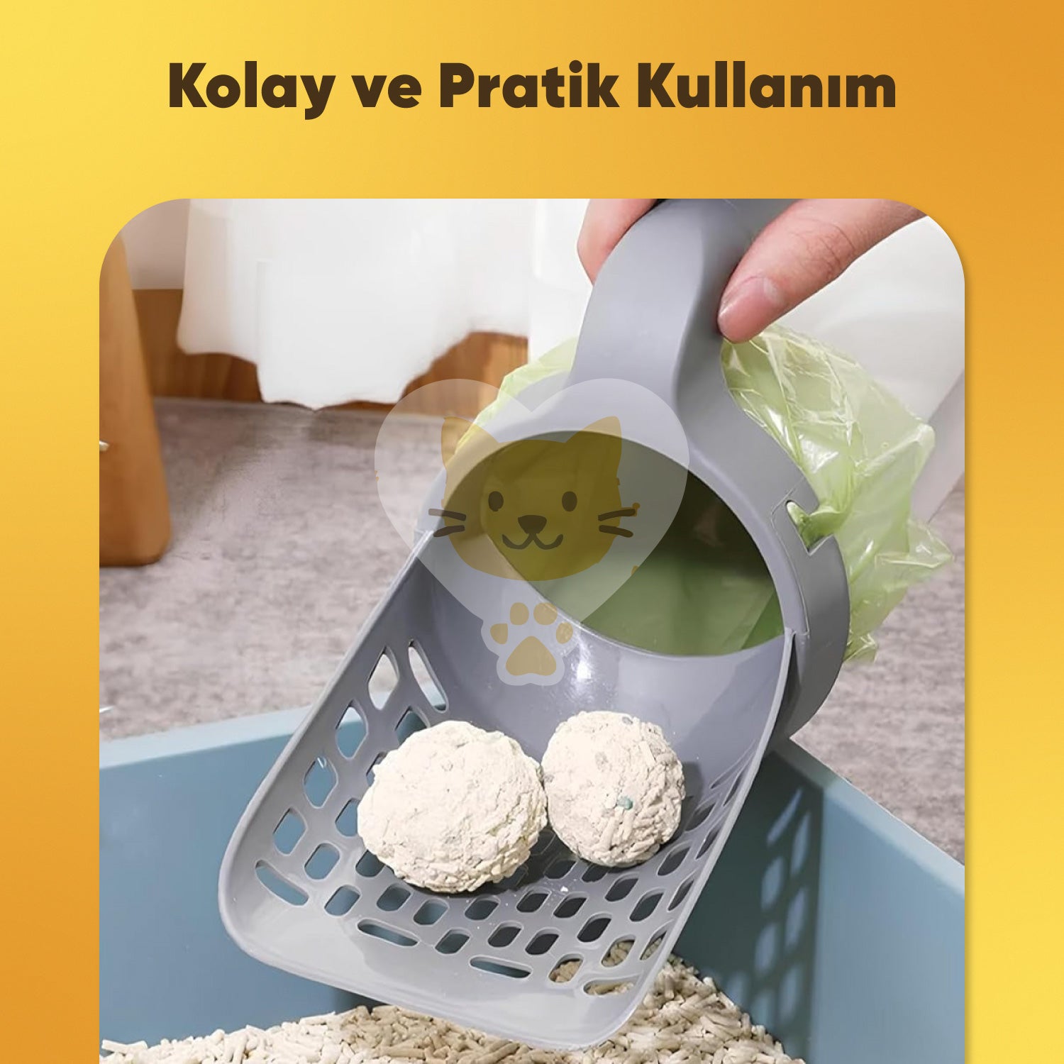 3'ü 1 Arada Akıllı Kedi Kum Temizleyici